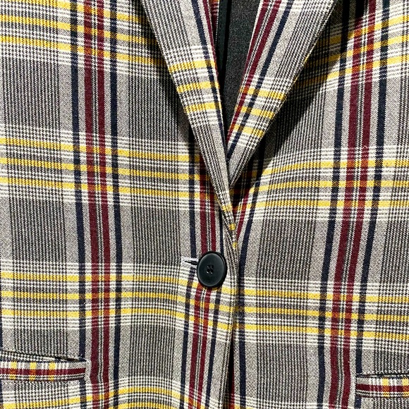 Treasure&Bond casual blazer. Plaid size M - Picture 4 of 5